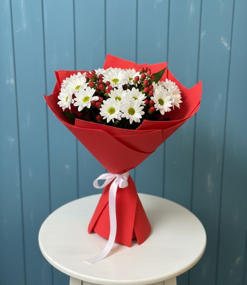 Букет цветов из: Хризантемы в Новом Ургале