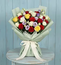 Букет цветов из:  Розы в Новом Ургале