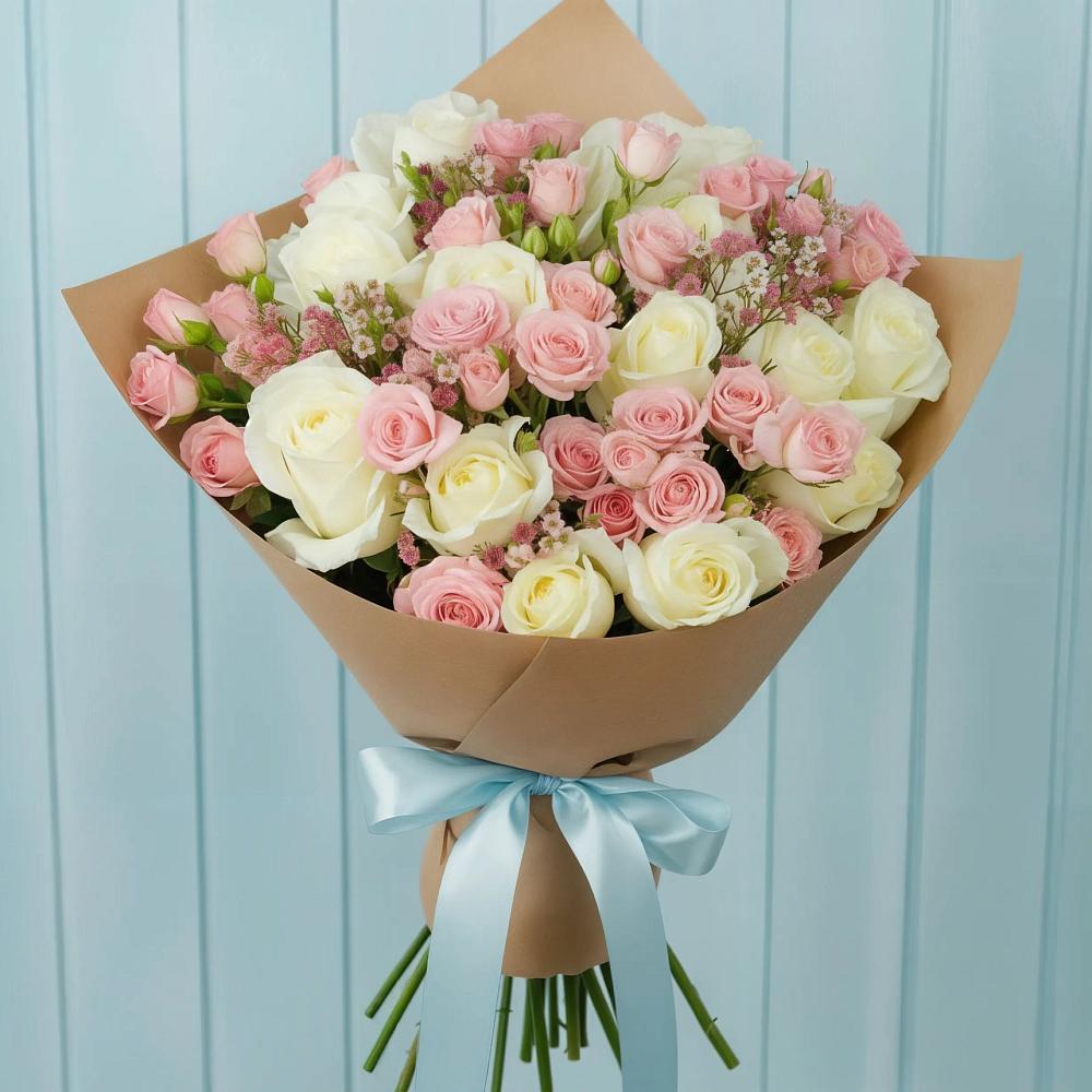Букет цветов из: Розы в Новом Ургале