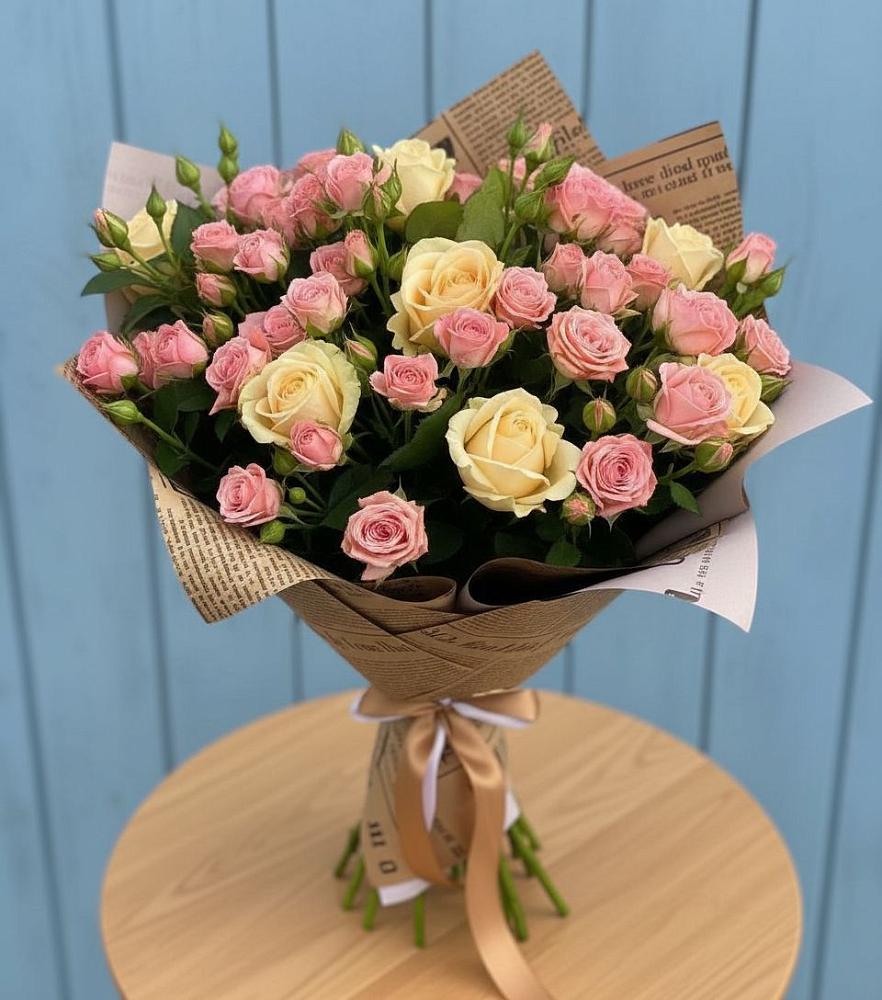 Букет цветов из: Розы в Новом Ургале