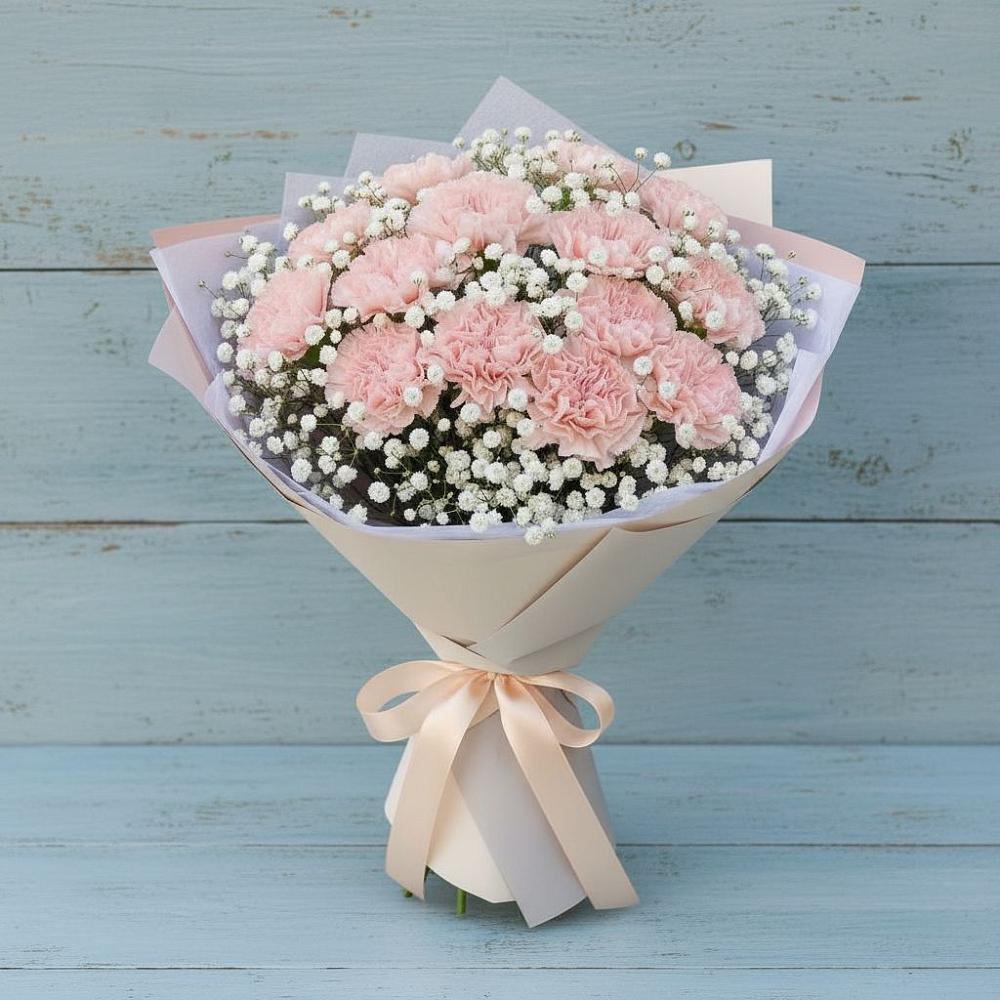 Букет цветов из: Гвоздики в Новом Ургале