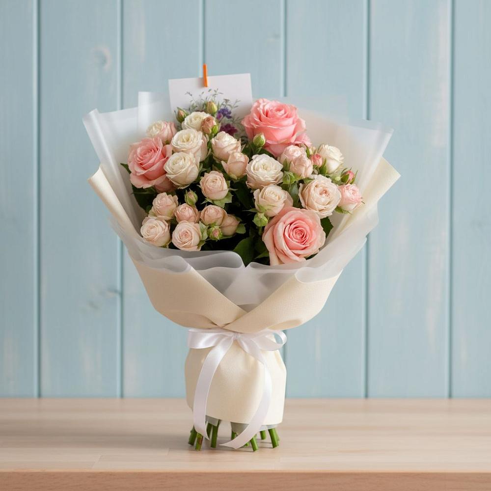 Букет цветов из: Розы в Новом Ургале