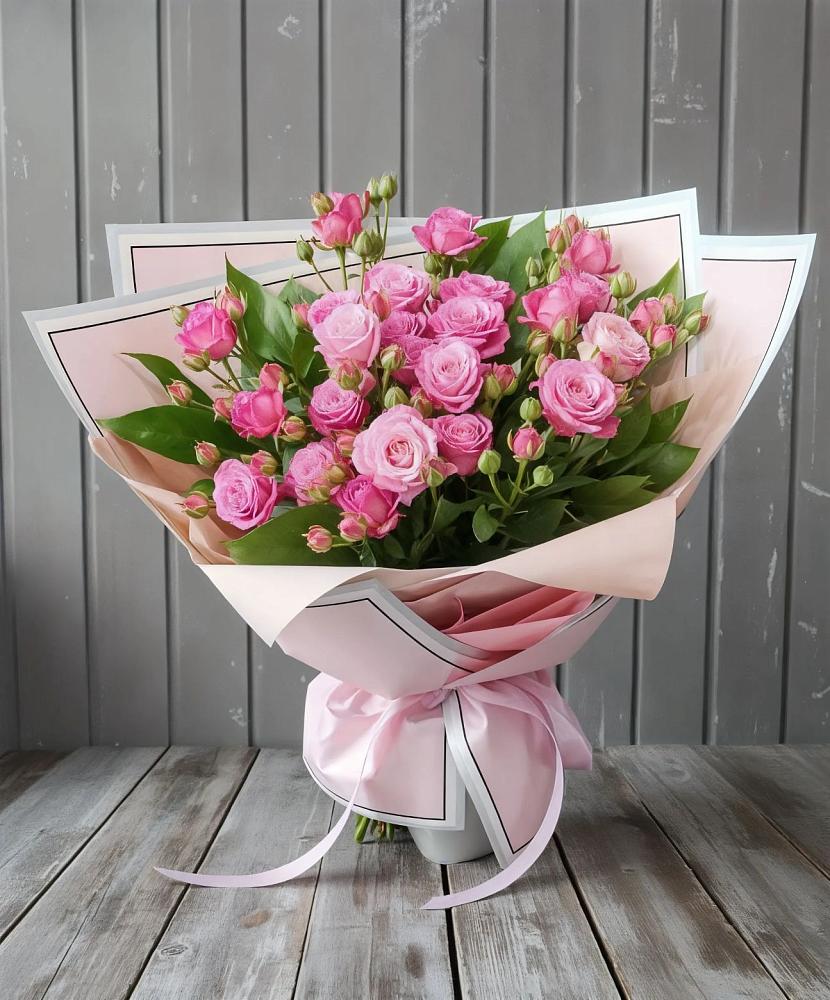 Букет Розовый кустик в Новом Ургале