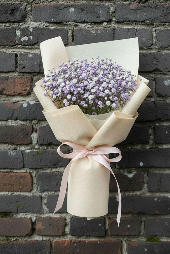 Букет цветов из: Гипсофила в Новом Ургале