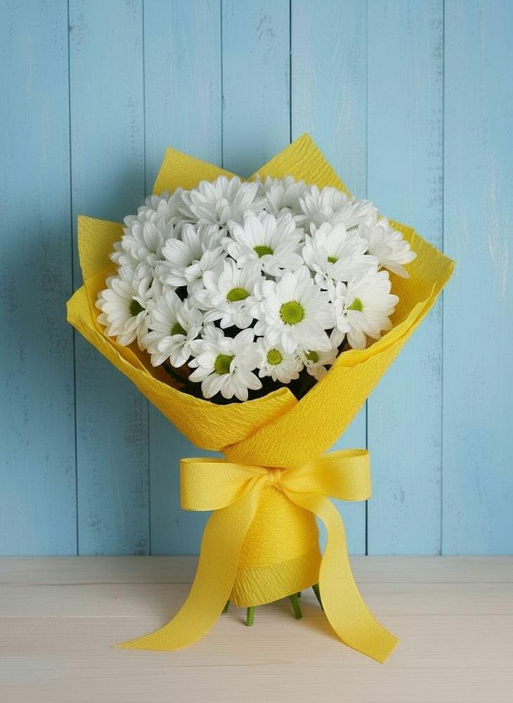 Букет цветов из: Хризантемы в Новом Ургале