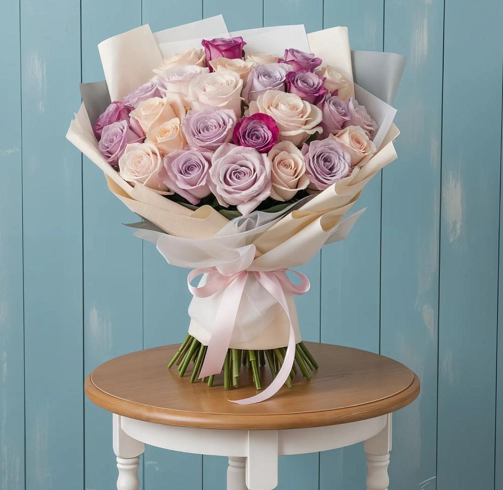 Букет цветов из: Розы в Новом Ургале