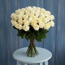 Букет 51 Белая роза Эдлесс Лав #REPLACE_PRED# Новом Ургале