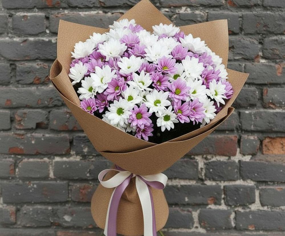 Букет цветов из: Хризантемы в Новом Ургале