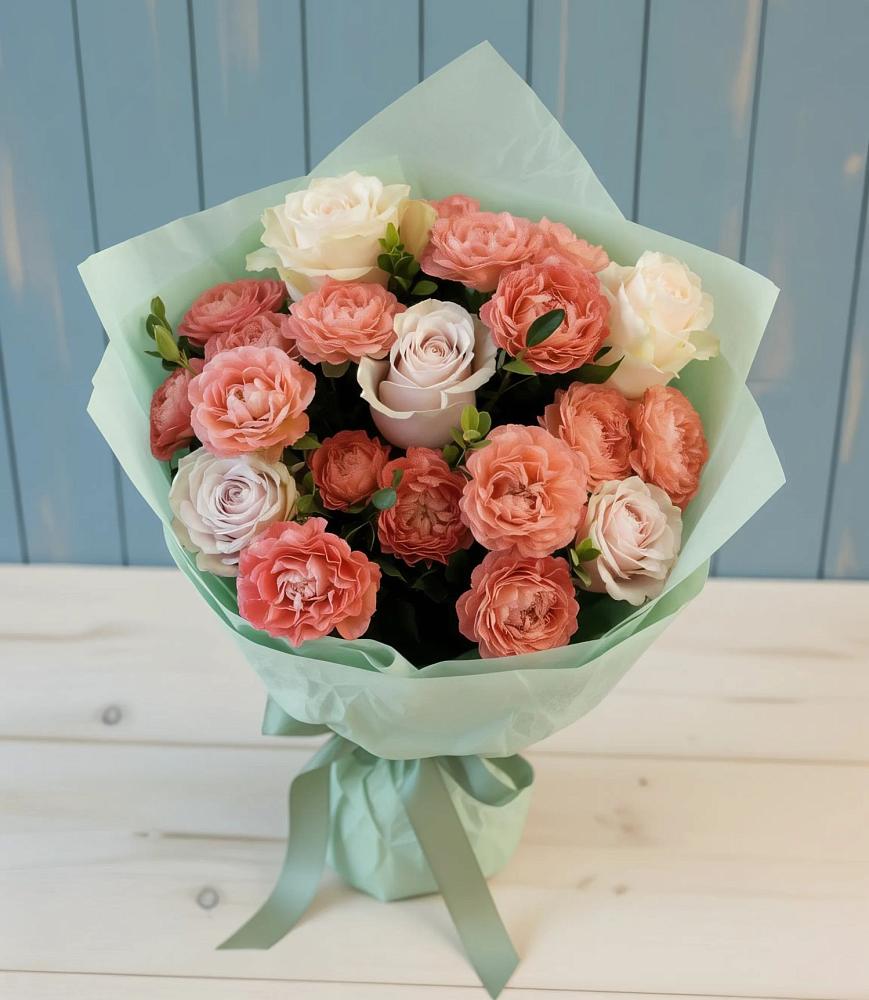 Букет цветов из: Розы в Новом Ургале