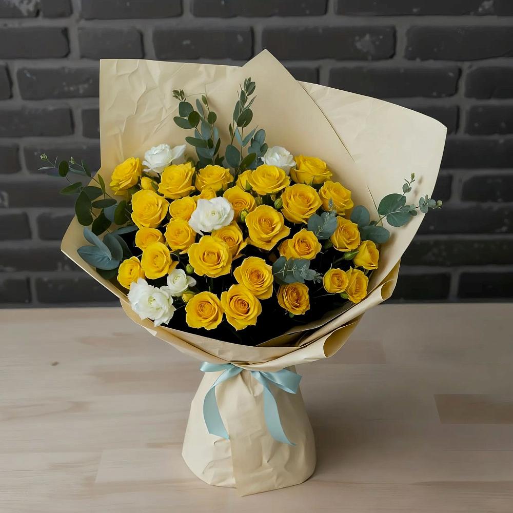 Букет цветов из: Розы в Новом Ургале