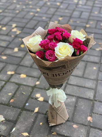 Букет цветов из: Розы в Новом Ургале
